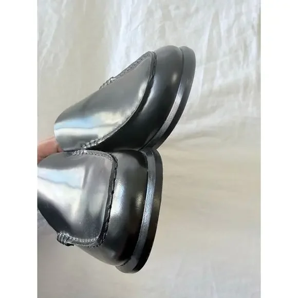 Vince | Women’s 9.5 | Black Leather Naomi Loafers | Contemporary Minimalist EUC - Picture 8 of 9